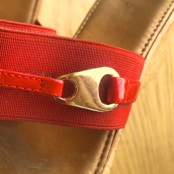 Cork and Leather Wedges - Picture 6 of 6